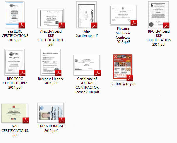 Our Credentials